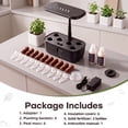 thumbnail image 4 of Hydroponics Growing System, 6 Pods LED Grow Light Adjustable & Auto Timer for Indoor Hydroponic Planter Grower Harvest Lettuce, 4 of 10