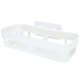 thumbnail image 2 of Estante de almacenamiento para baño sin perforaciones, estante de almacenamiento de artículos diversos de cocina montado en la pared de plástico, 2 of 8