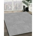 thumbnail image 3 of Ahgly Company Machine Washable Indoor Rectangle Transitional Gray Cloud Gray Area Rugs, 2' x 4', 3 of 7