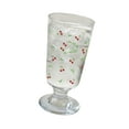thumbnail image 4 of jifeng Clear Glass Bowl with Fruit Pattern Ice Cream Cup for Condiment Fruit Cereal, 4 of 9