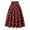 Wine Red, variant on Outfmvch red dress Casual Plaid SkirtWith Pockets Vintage High Waist Pleated Skirt womens dresses fall dresses