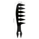 thumbnail image 4 of Hombres Vintage Oil Hair Comb Retro Back Hair Beard Diente ancho Tenedor Peines (02), 4 of 7