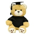 thumbnail image 2 of Doctor Graduation Bear Plush Toy - 10 Inch PhD Stuffed Animal w/Gown & Scroll, Academic Gift for Graduates Black, 2 of 7