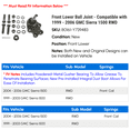 thumbnail image 2 of Front Lower Ball Joint - Compatible with 1999 - 2006 GMC Sierra 1500 RWD 2000 2001 2002 2003 2004 2005, 2 of 2
