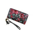 thumbnail image 1 of Qarigey Cartera de cuero para mujer, monedero para llaves, tienda escolar, moda Vintage, monedero, organizador de tarjetas de crédito, bolsillo con Carteras tipo 6 Qarigey AP012762-06, 1 of 6
