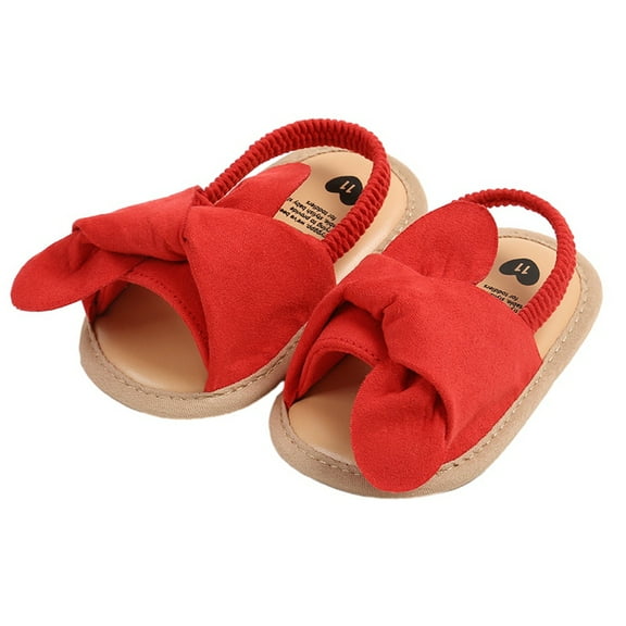 GYRATEDREAM Infant Baby Girls Summer Sandals Open Toe Princess Dress Wedding Flats Shoes Soft Non-slip Sole First Walker Crib Shoes