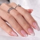 thumbnail image 1 of Gel BtartBox de Press On Nails, medio suave, punta francesa, blanco, 1 of 7