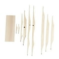 thumbnail image 4 of Kit de refuerzo de madera de para guitarra acústica, pieza de reparación para luthier, accesorios ligeros para instrumentos musicales,, 4 of 9