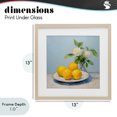 thumbnail image 4 of Stupell Industries Modern Vase of Flowers and Lemons Birch Framed Print Under Glass, 13 x 13, by Creative Studio, 4 of 8