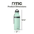 thumbnail image 4 of RTIC Stainless Steel Insulated Bottle Chiller with Lid, Fits 12oz or 16oz, Fresh Mint, 4 of 5