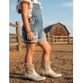 thumbnail image 2 of Bota Vaquera Para Niña Wildcat® Color Platina 18-21.5 beige 21.5, 2 of 10