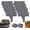 Gray#002, variant on Imitation Stone Garden Fence, Stone-Look Lawn Edging Border for Flower Beds, Plastic Garden Retaining Edging Fence, Flexible Interlocking Landscape Edging, No Dig Decorative Lawn Border(Black,10pcs)