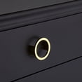 thumbnail image 4 of Crestview Collection Oslo 32"W Black 3-Drawer Accent Chest, 4 of 9