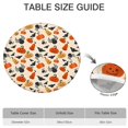thumbnail image 6 of Halloween Pumpkin Spider Bat Pattern Round Fitted Tablecloth with Elastic Edge,Dining Table Cover Waterproof,Outdoor Round Tablecloth for Camping,Dining,Indoor and Outdoor, 6 of 7