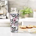 thumbnail image 5 of Waldeal Floral Skull Tumbler Cup, Stainless Steel Insulated Travel Coffee Mug for Men Women 20 OZ, 5 of 7