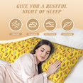 thumbnail image 3 of Bixox Fast Food 1 Print Body Pillow Cover with Zipper Closure, Cozy Fuzzy Fleece Body Pillow Case Cover 20 x 54 Inches,Long Body Pillow Pillowcase, 3 of 6
