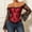 A152 Red, variant on Women's Gothic Halloween Costume Corset Off Shoulder Long Sleeve Lace Trim Bustier Vintage Boned Top for Vampire Witch Cosplay Renaissance Party Wear