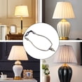thumbnail image 3 of MIANGASTORE 1Pc Lamp Horn Rack Lampshade Frame (6 Inch, Bronze), 3 of 7