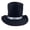 Silver, variant on BELTNOV Men's Classic Retro Top Hat Steampunk Magician Wide Brim Hat with Satin Band for Stage Performance Festival Party Silver