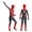 Red, variant on HTQWLP Halloween Superhero Fancy Dress Costumes, Superhero Onesie Cosplay Outfits with Masks, One-Piece Superhero Jumpsuit, Halloween Party Dress up Performance Costume for Men, Red/160
