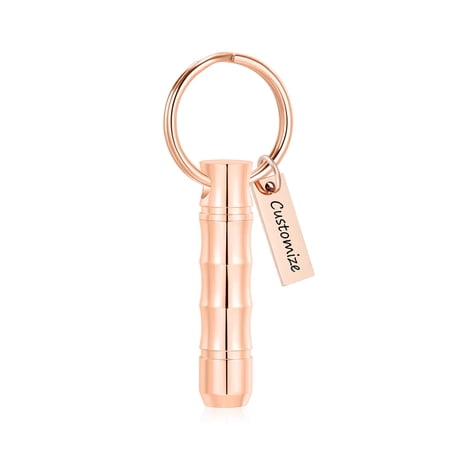 Cylinder Keepsake Cremation Jewelry for Ashes Urn Necklace Lockets Keyring for Human Ashes Pet Ashes Memorial Keychain