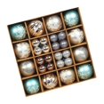 thumbnail image 4 of Juego de 40 Uds de adornos de bolas de Navidad, adornos colgantes para de Navidad, bolas grandes y pequeñas, decoración navideña para sala de Estilo D, 4 of 8