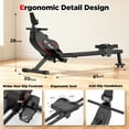thumbnail image 2 of Winfita Rowing Machines for Home, Quiet Row Machine with 42" Extended Rail, 16-Level Powerful Magnetic Rower and 350 LBS Weight Capacity, 2 of 11