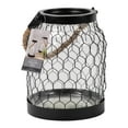 Better Homes & Gardens Metal Candle Holder Lantern with Rope, Bronze