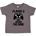 thumbnail image 3 of Inktastic Player 3 Has Joined the Game Boys or Girls Toddler T-Shirt, 3 of 5