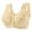 Light Yellow, variant on MDUKONU Bras for Women Women's Demi Underwire T-Shirt Bra Light Yellow 36