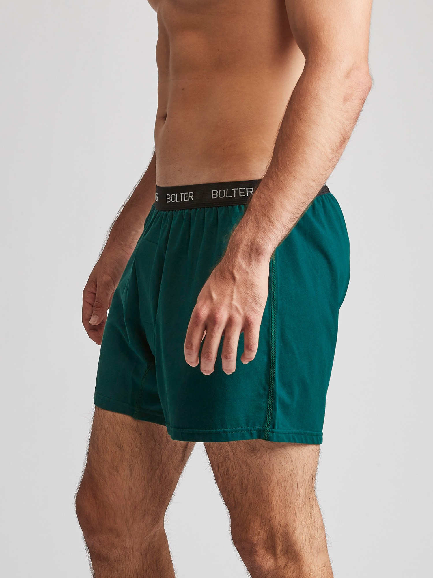 Bolter Men's 5-Pack Cotton Stretch Boxers Shorts (XXX-Large, Greens) - image 5 of 11