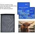 thumbnail image 6 of FREEAMG Puzzle- Highland Cow Jigsaw Puzzles,1000 Piece Puzzles for Family - Fun Intellectual Decompressing Educational Games, 6 of 7