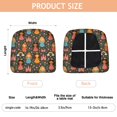 thumbnail image 3 of Colorful Princess Castle Pattern Seat Covers for Dining Room Chairs Set Of 4,Stretch Printed Washable Chair Seat Cover with Elastic Ties and Button,Removable Waterproof Couch Cushion Covers, 3 of 6