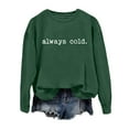 thumbnail image 4 of Women Blouses Sweatshirt Petite Women Suit Jackets Womens Sweat Shirt Zipper Top Quilter Pullover Mens Hoodies Loose Workout Jacket 8 Winter Tops for Long Sleeve Zipper Hoodie Ladies' Dark Green 2XL, 4 of 4