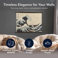 thumbnail image 5 of American Art Decor The Great Wave off Kanagawa Tapestry Wall Art - Beach House Wall Art - Tropical/Coastal Home Decor for Living Room, Bedroom, Bathroom, Patio, Resturant, Boho Vintage Japanese Art, 5 of 8