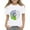 White, variant on CPNG Girls Sunflower Shirts Cute Summer Round Neck T-Shirt Floral Graphic Short Sleeve Tees Tops Casual Clothes(Yellow,3-4 Years)