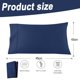 thumbnail image 2 of Juego de fundas de almohada de 51 x 76 cm, juego de 2 fundas de almohada de color liso de 51 x 76 cm, paquete de 2 fundas de almohada de 51 x 76 cm, 2 of 5
