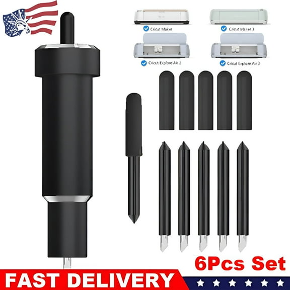 ZEPARO 60掳 Deep Point Blade for Cricut Maker 3/Maker/Explore 3/Air 2/Air/One