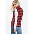 thumbnail image 3 of The Kassidy - Women's Black & Red Fleece Vest, 3 of 6