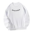 thumbnail image 4 of Sudadera de manga larga para mujer, ropa de calle, ropa deportiva, jersey estampado, Tops, sudadera con cuello redondo para mochilero y trabajo , S S, 4 of 10