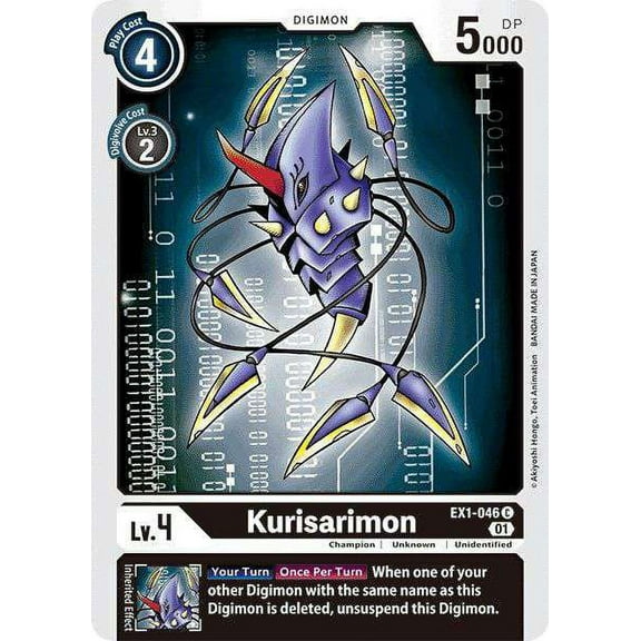 Digimon Classic Collection Common Kurisarimon EX1-046