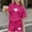 Hot Pink, variant on ITSAME Girls Outfit Set, Heart Print Crewneck T-Shirt and Elastic Waist Shorts Summer Casual Active Set 2-Piece Black Size 12