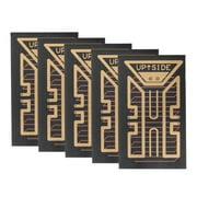 5pcs Cell Phone Booster Portable Cell Phone Signal Booster Rectangle Mobile Phone Enhancement Stickers Signal Patch Cell Phone Booster Chip for Enhance Your Mobile Phone Black