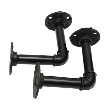 

TOYFUNNY 2PCS Wall Shelf Water Pipe Wall Shelf Shelf Bracket Flower Shelf Book Shelf DIY