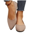 thumbnail image 5 of DIVVce Knit Pointed Toe Ballet Flats For Women Closed Toe Slip On Comfortable Office Casual Footwear, 5 of 5