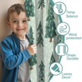 thumbnail image 3 of Blackout Kids Curtains,Light Green Christmas Tree Pattern Childrens Insulated Curtains Set Of 2,Bedroom Essentials,Toddler Room Decor 42"x54", 3 of 5