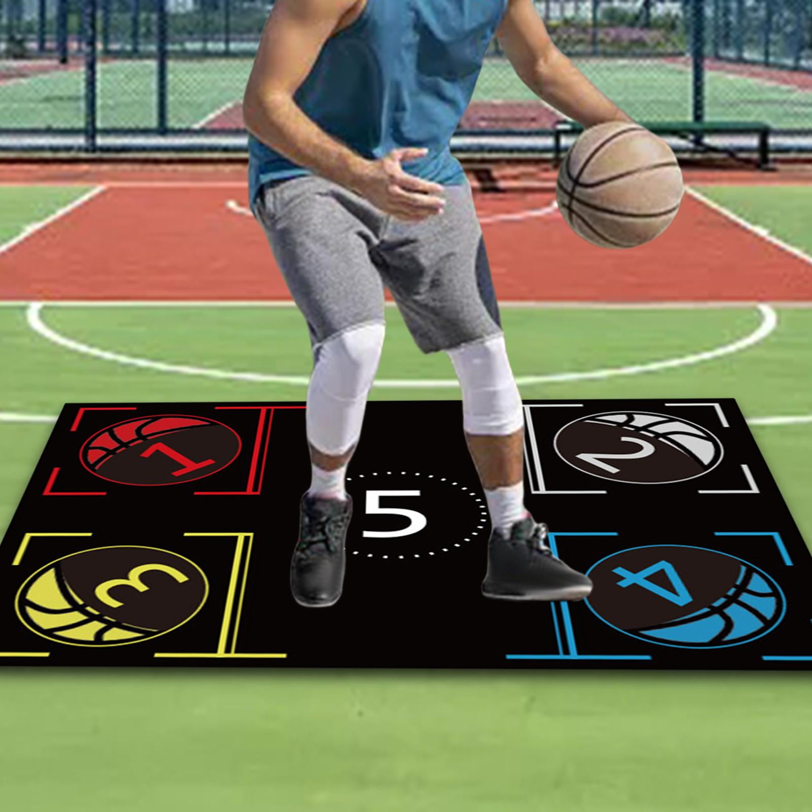 DimyFew Basketball Training Mat Basketball Dribble Trainer Basketball Practice Equipment Style B 120cmx89cm