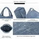 thumbnail image 5 of Bolso tejido para mujer, bolso de mano de cuero vegano, bolso grande de viaje de playa de verano y bolso de hombro retro hecho a mano, 5 of 5