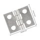 thumbnail image 2 of HEANUJJ 50Jgo Bisagras Pequeñas Plateadas Para Caja De Madera Accesorios Para Proyectos De Bricolaje, 2 of 6