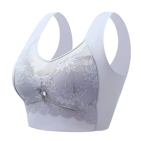 8QIDA Lingerie Sets for Women Sexy Crotchless Petite Sexy Women s Sexy Thin Cup Wrapped up Bra Adjustable Steel Ring Bra b-Blue L